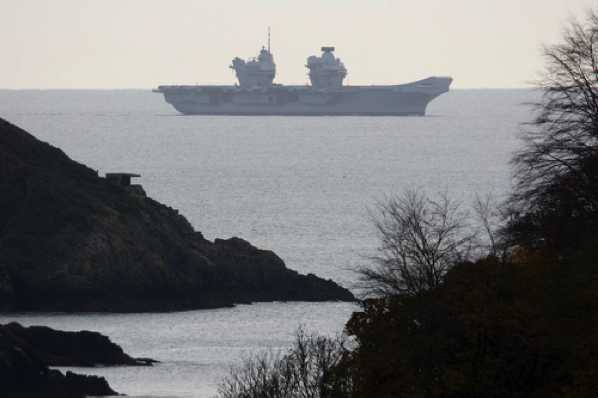 13 November 2019 - 10-11-34.jpg
HMS The Prince of Wales, the Royal Navy's latest  aircraft carrier is on sea trials off the south coast of Devon. Amazing what we get to see through our two degree wide gap between the headlands.
#AircraftCarrierPrinceOfWales #HMSPrinceOfWalesDartrmouth